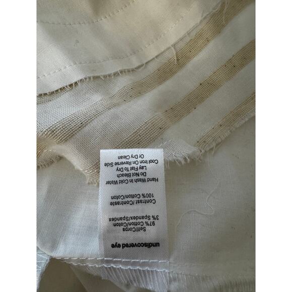 ANTHROPOLOGIE Undiscovered Eye White Poplin Oversized Shirt Dress S - Picture 5 of 7